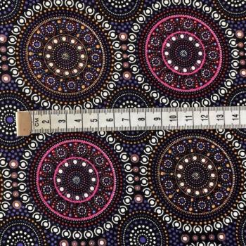 Preview: PURPLE BUSH BERRY Aborigines Stoff aus Australien